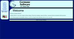 Desktop Screenshot of germane-software.com